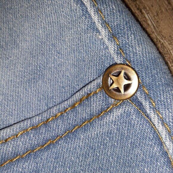 Celebrity Ace Jeans * Light Blue * Sz 11/30 * High Waist * Flare * Soft Stretchy - Picture 4 of 13